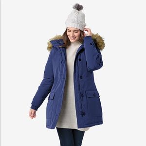 ❄️WOMAN WITHIN NWT THE ARCTIC PARKA DOWN BLUE 3X